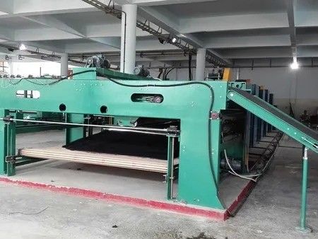 Non Woven Fabric Carpet Needle Punching Production Line 100kg/H  - 500kg/H